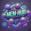 Логотип телеграм канала @mem_hub_ru — MEM-HUB - мемы для монтажа и быстрых ответов!