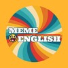 Логотип телеграм канала @meme_english_meme — Meme English - английский по мемам!