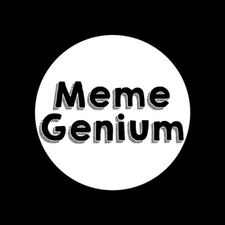 Logo of telegram channel memegenium — MemeGenium⚫️