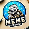Логотип телеграм -каналу memeofthehour — Мем на годину