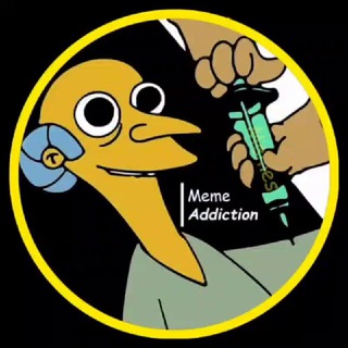 Logotipo del canal de telegramas memesrand - Meme Addiction 💉
