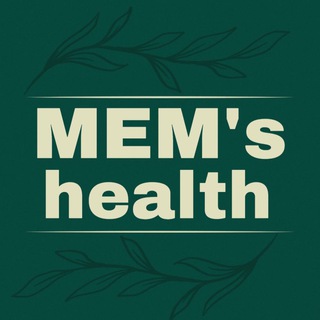 Логотип телеграм канала @memshealt — MEM's health