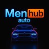Логотип телеграм канала @men_hubb — MEN HUB | АВТО | МОТО | БОИ | ЮМОР