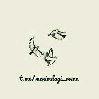Telegram kanalining logotibi menimdagi_men — Kundaligim :)