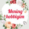 Telegram kanalining logotibi meninghobbiyim — 🌷Менинг хоббийим🌷
