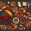 Логотип телеграм канала @menscookbook — Мужская кухня - Гастрономический Путеводитель