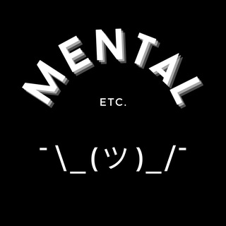Логотип телеграм канала @mentaletc — MENTAL etc.