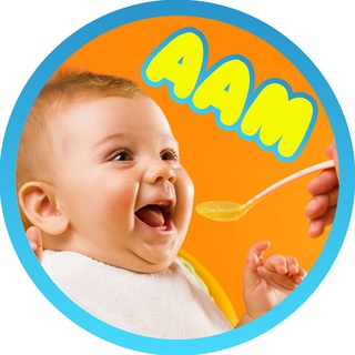Логотип телеграм канала @menu_for_kids — ням - ням | дети | питание