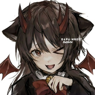 Логотип телеграм канала @meohtw — обры мяо123 👻