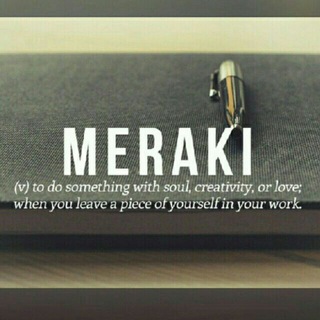 የቴሌግራም ቻናል አርማ meraki002 — MERAKI