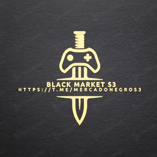Logotipo del canal de telegramas mercadonegros3 - Black Market