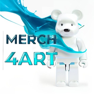 Логотип телеграм канала @merch4art — Merch4ART
