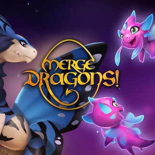 Логотип телеграм канала @merge_dragons — MergeDragons! / Merge Dragons games / Драконы игра