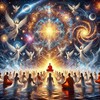 Логотип телеграм канала @merkaba8888 — ЛЁГКИЕ ЛЮДИ🕊️ Голоса за Мир🕊️