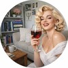 Логотип телеграм канала @merlin_444 — Бокал с Мэрлин🍷 | Психология