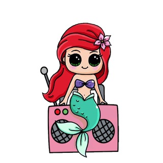 Логотип телеграм -каналу mermaidradio — РУСАЛКІНЕ РАДІО