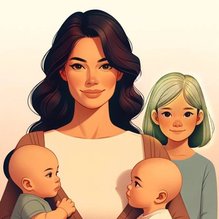 Логотип телеграм канала @merry_mama — МамаМария | материнство, семья и дети