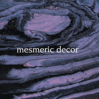 Логотип телеграм канала @mesmericdecor — Mesmeric decor