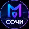 Логотип телеграм канала @mestamisochi — Афиша Сочи. "Местами"