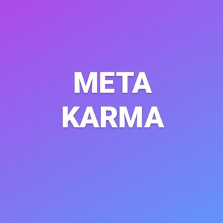 Logo saluran telegram meta_karma — karma