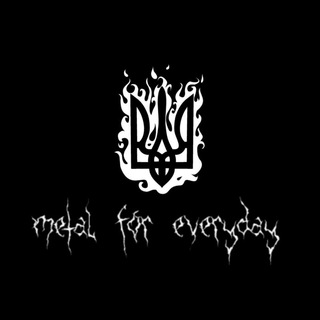 Logo saluran telegram metal_for_everyday — Metal For Everyday #УкрТґ