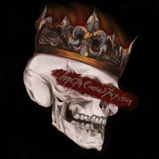 Логотип телеграм канала @metalcorestation — металкорстанция