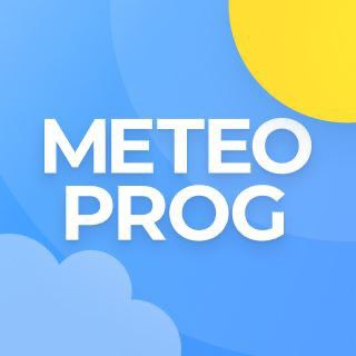 Логотип телеграм -каналу meteoprogua — Meteoprog.UA