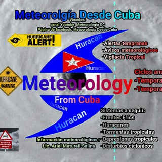 Logotipo del canal de telegramas meteorologia_desde_cuba - Meteorologia desde Cuba