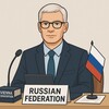 Логотип телеграм канала @mfaintlaw — На страже международного права