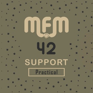 Logo saluran telegram mfm42_support_practical — MFM 42 Support | Practical