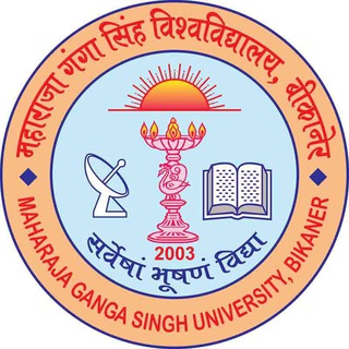Telegram channel mgsu_bikaner01 logo