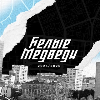 Логотип телеграм канала @mhl_belye_medvedi — МХК «Белые Медведи» Челябинск
