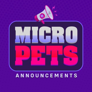 Logo of telegram channel micropetsann — MicroPETS Announcements **WE DONT DO AIRDROPS**