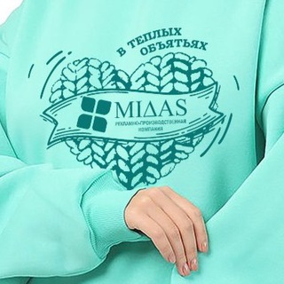 Логотип телеграм канала @midas_ra — Типография Midas