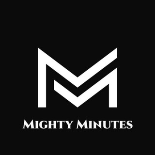 Logo of telegram channel mightyminutes — 𝐌𝐢𝐠𝐡𝐭𝐲 𝐌𝐢𝐧𝐮𝐭𝐞𝐬