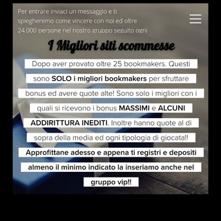 Logo del canale telegramma miglioribookmakers - I Migliori Siti Scommesse