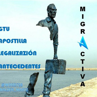 Logotipo del canal de telegramas migractivaoficial - MigrActiva
