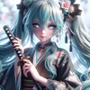 Логотип телеграм канала @mikuaiart — miku! » ai arts