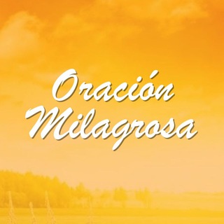 Telegram channel Oración Milagrosa 2023 logo