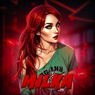 Логотип телеграм канала @milka_pubg1 — MILKA🖤
