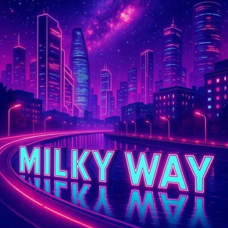 Telegram channel Milky way logo