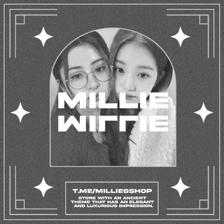 Логотип телеграм канала @milliesshop — 𝐆lamorous of 𝐌illies