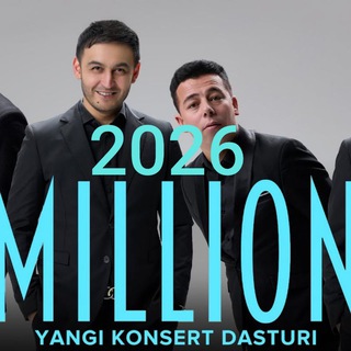 Telegram channel MILLION KONSERT 2026 logo