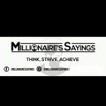 Logo saluran telegram millionairesaying — Millionaire Saying