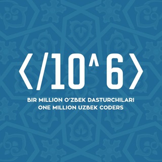 Telegram kanalining logotibi millionuzbekcoders — One Million Uzbek Coders