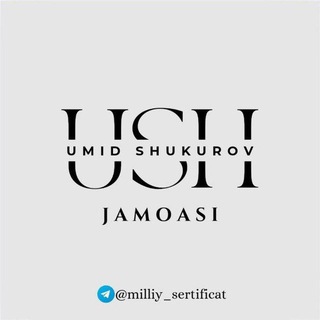 Telegram channel Milliy sertifikat:ona tili (U. Shukurov jamoasi) logo