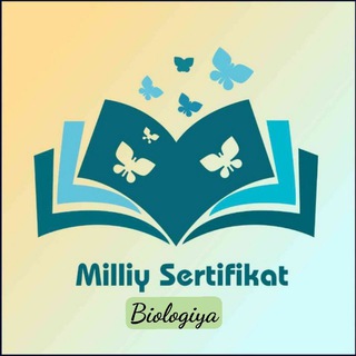 Telegram channel Milliy sertifikat || Biologiya || Salohiddinov Shamsiddin logo