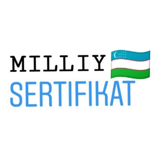 Logo of telegram channel milliy_sertifikat — MILLIY SERTIFIKAT