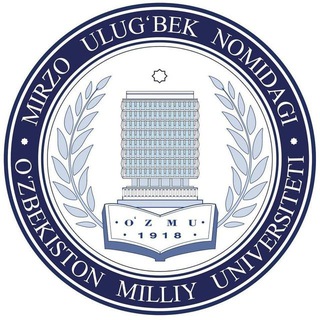 Telegram kanalining logotibi milliy_universitet_rasmiy — O'zbekiston Milliy Universiteti | Rasmiy