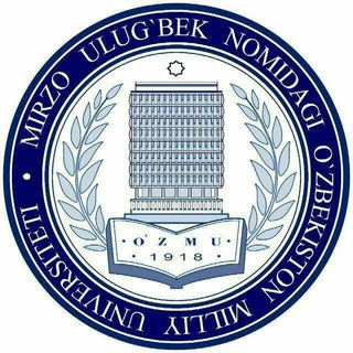 Telegram kanalining logotibi milliy_universitut — Milliy Universitet (O'zMU)